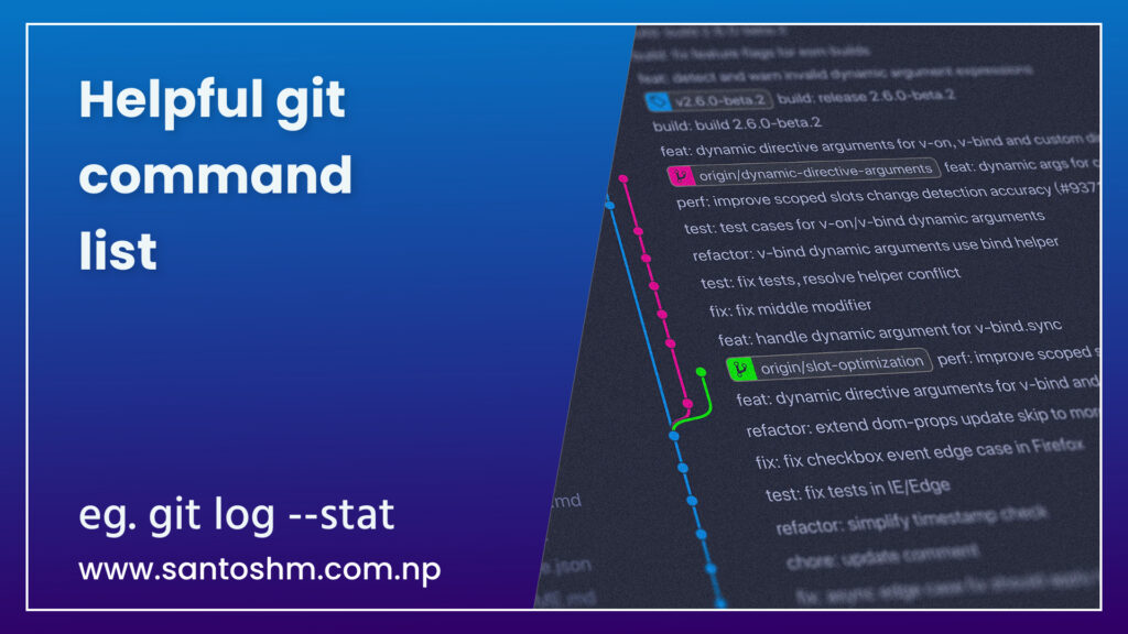 Helpful git command list