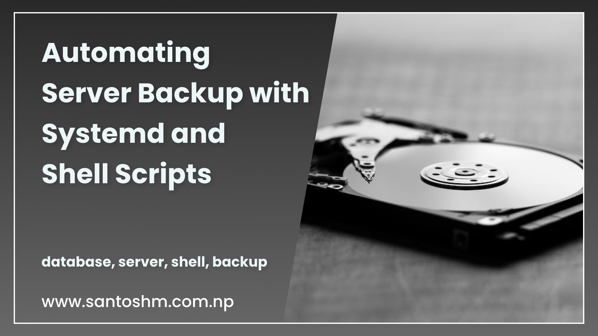 Automating Server Backup on Shutdown - Santosh Maharjan
